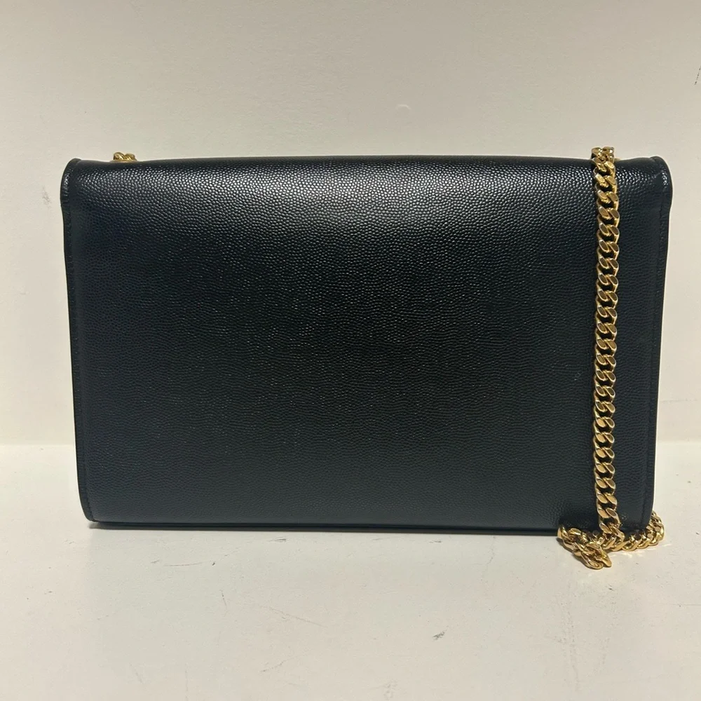 YSL KATE MEDIUM IN GRAIN DE POUDRE EMBOSSED LEATHER - Picture 2 of 9